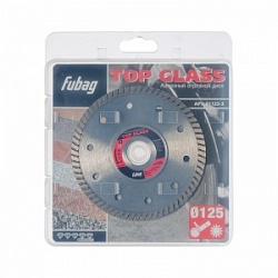 FUBAG Алмазный отрезной диск для керамогранита Top Glass D125 мм/ 22.2 мм